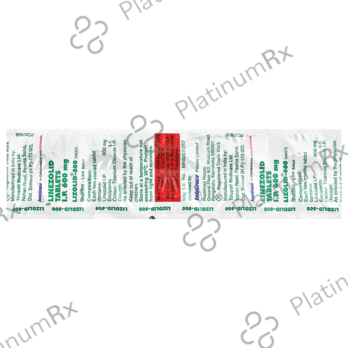 Lizolid 600mg Tablet 10s