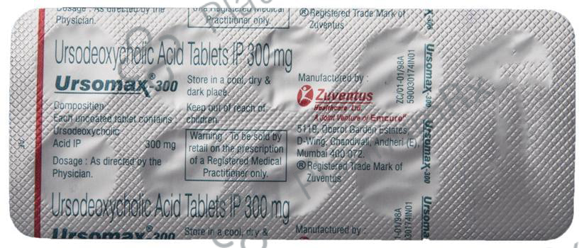 Ursomax 300mg Tablet 10s