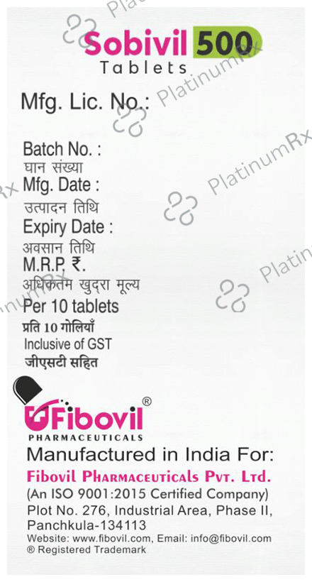 Sobivil 500 Tablet