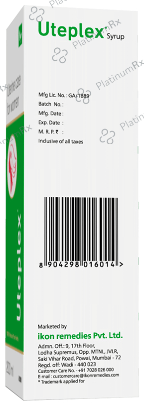 Uteplex Syrup (200ml Each) 1 Bottle
