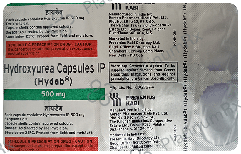 Hydab 500mg Capsule