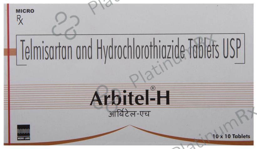 Arbitel H 12.5/40mg Tablet 10s