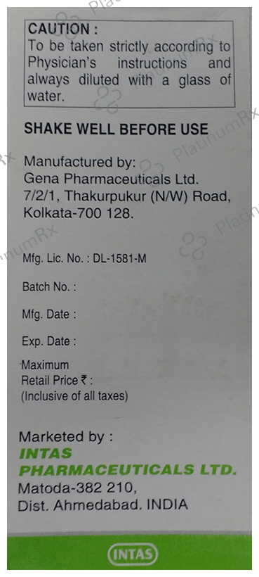 Potrate M 1100/375mg Oral Solution 200ml