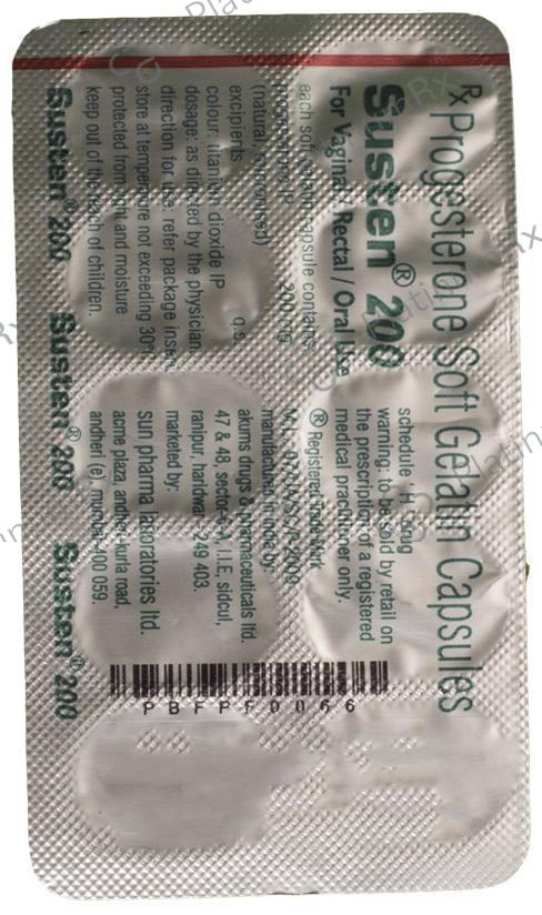 Susten 200mg Capsule 10s