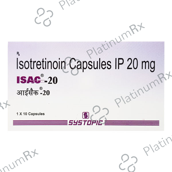 Isac 20mg Capsule 10s