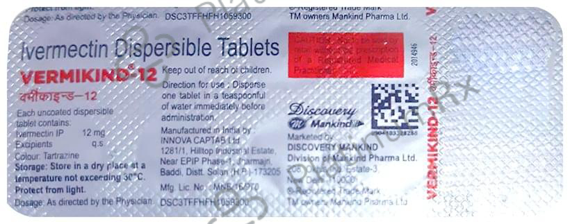 Vermikind 12 Tablet DT