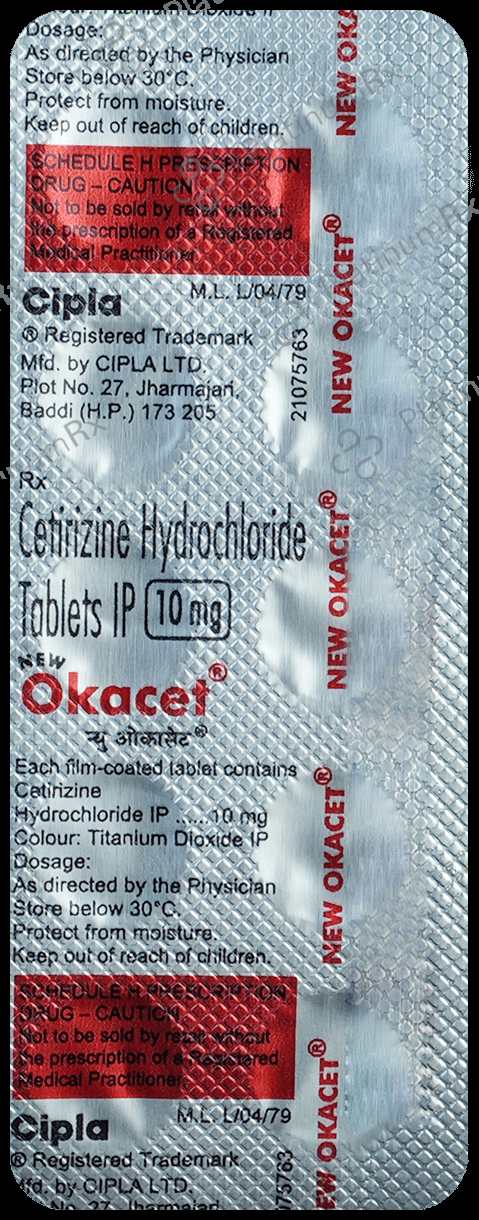New Okacet Tablet 10s
