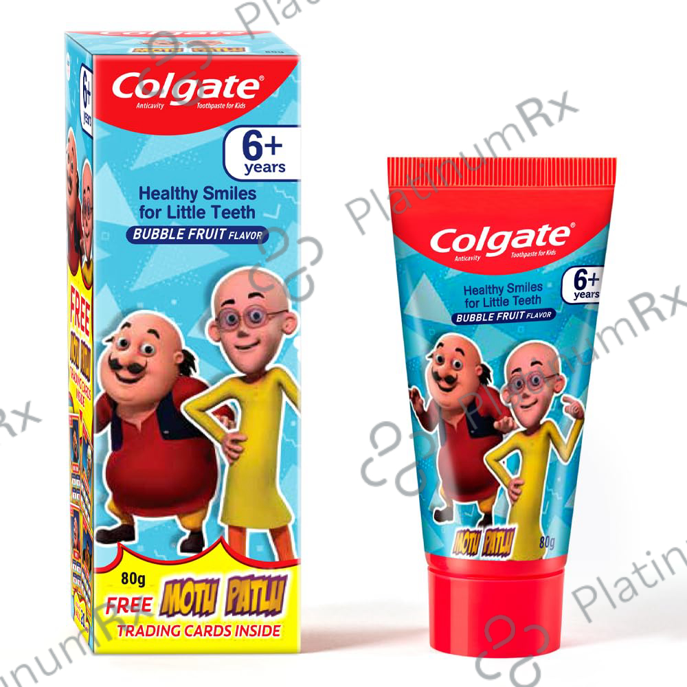 Colgate Kids Paste Bubble Fruit Toothpaste 80gm