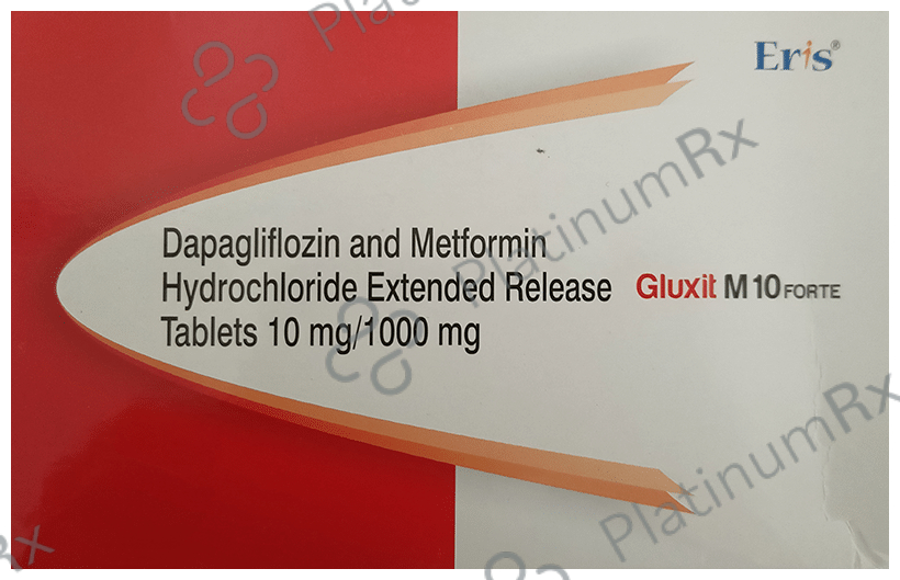 Gluxit M 10 Forte 10/1000mg Tablet ER 10s