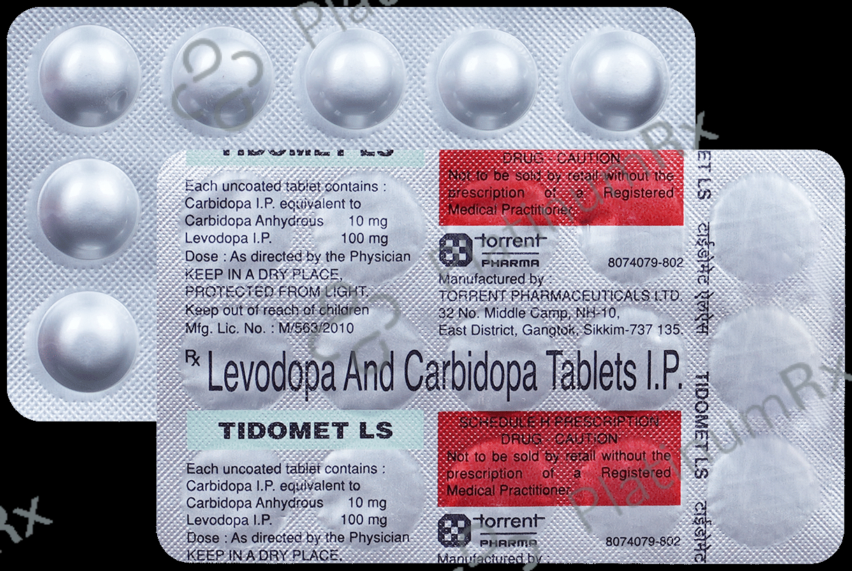 Tidomet LS 10/100mg Tablet 15s