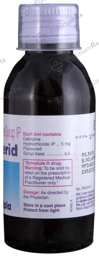 Alerid 5mg Syrup 30ml