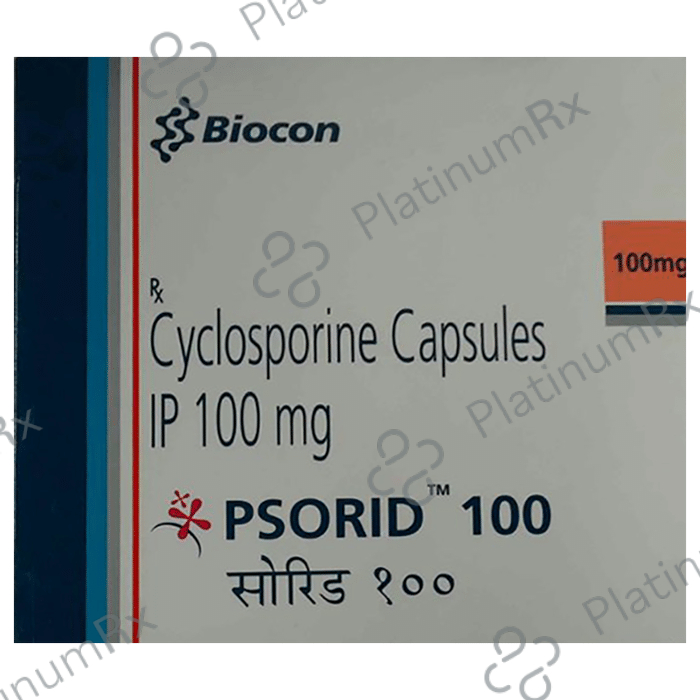 Psorid 100mg Capsule 5s