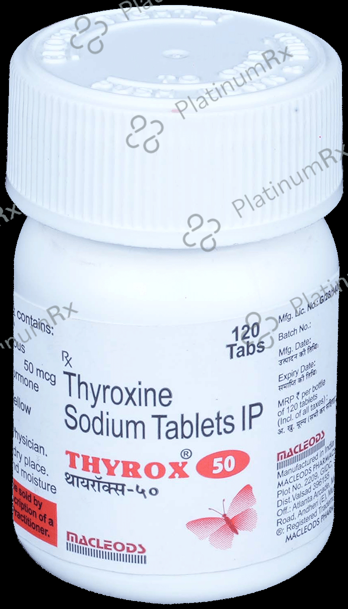 Thyrox 50mcg Tablet 120s