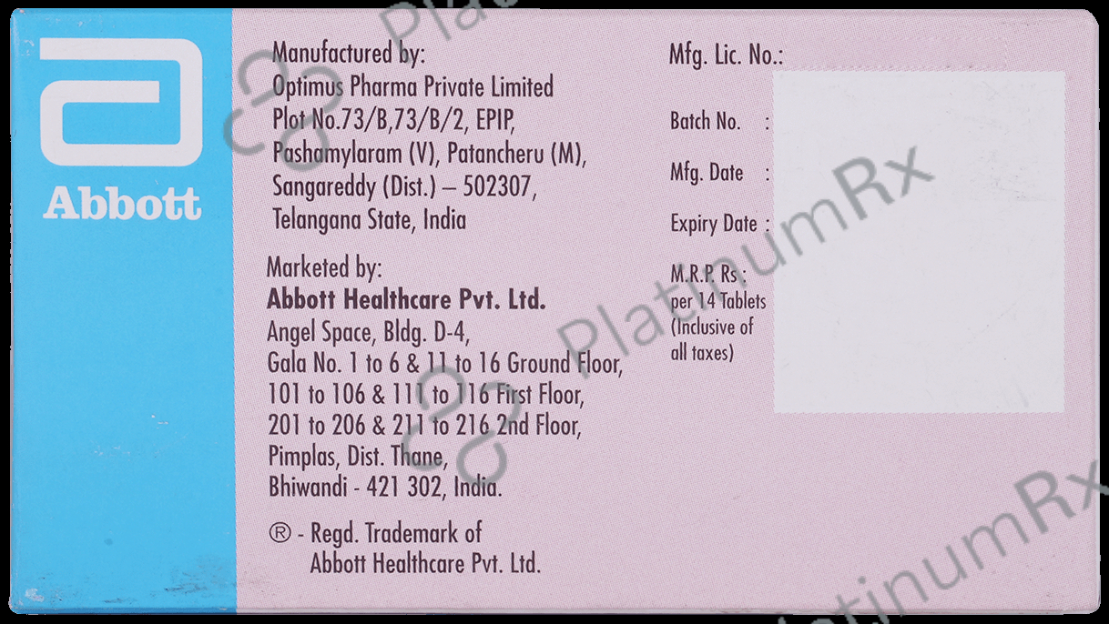 Rivaxa 2.5mg Tablet 14 tablets