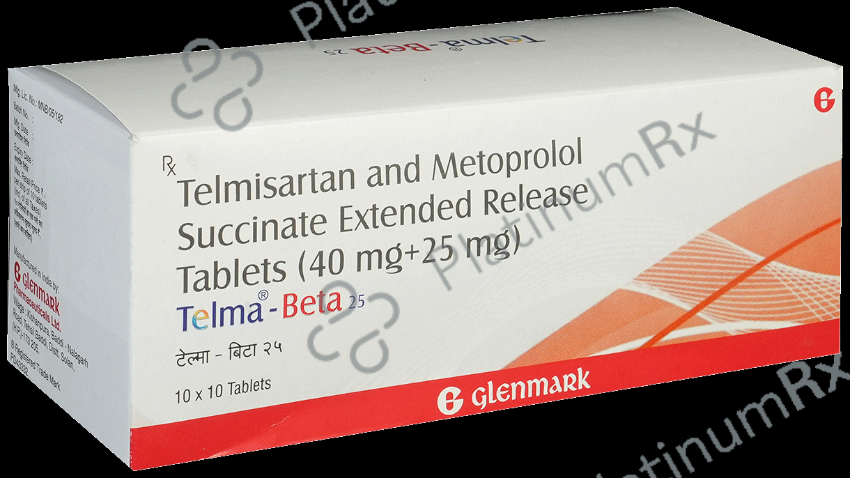 Telma Beta 25/40mg Tablet ER 10s
