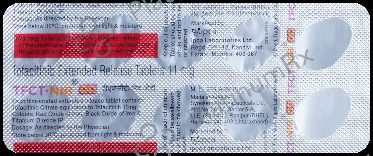 Tfct Nib OD 11mg Tablet 10s