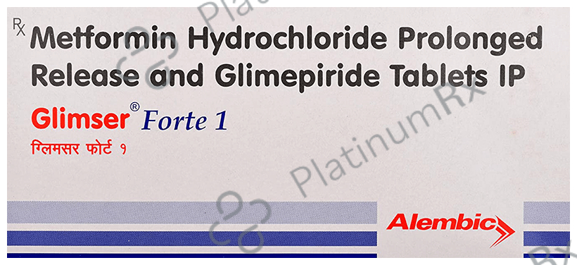Glimser Forte 1 Tablet PR