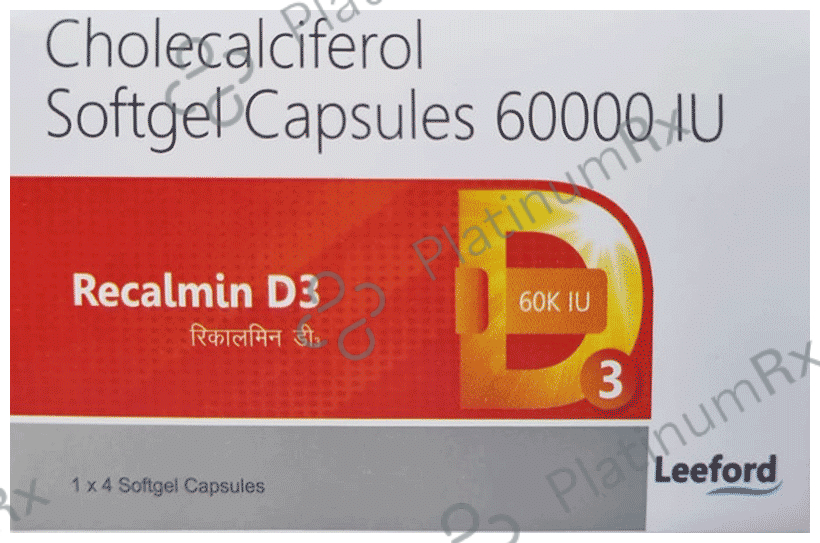 Recalmin D3 60K IU Softgel Capsule