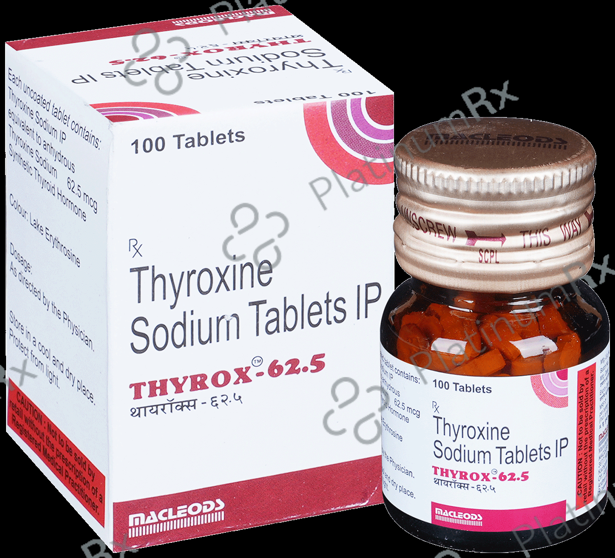 Thyrox 62.5mcg Tablet 100s