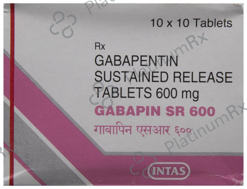 Gabapin SR 600mg Tablet 10s