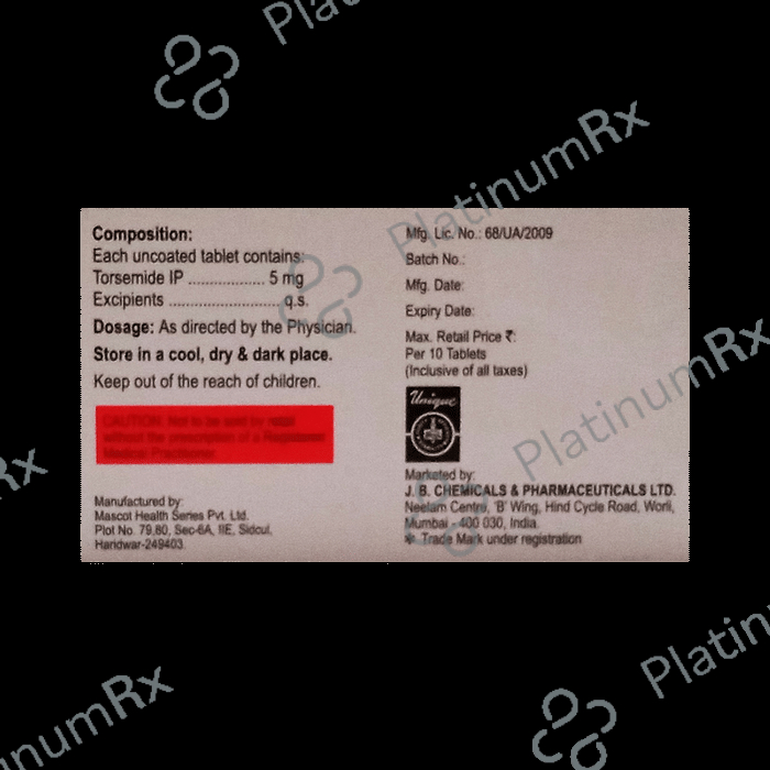 Jbtor 5mg Tablet 10s