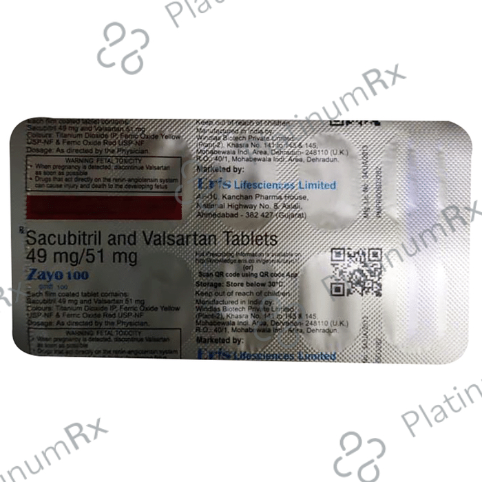 Zayo 100mg Tablet 10s