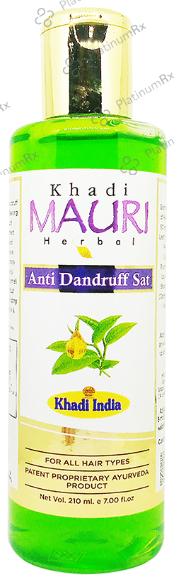 Khadi Mauri Herbal Anti Dandruff Shampoo (210ml Each) 1 Bottle