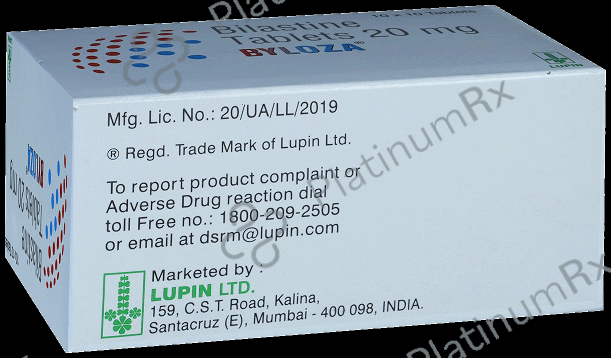 Byloza 20mg Tablet 10s
