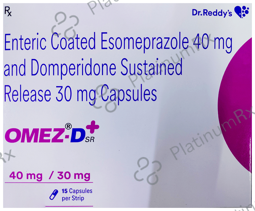 Omez D SR Plus 30/40mg Capsule 15s