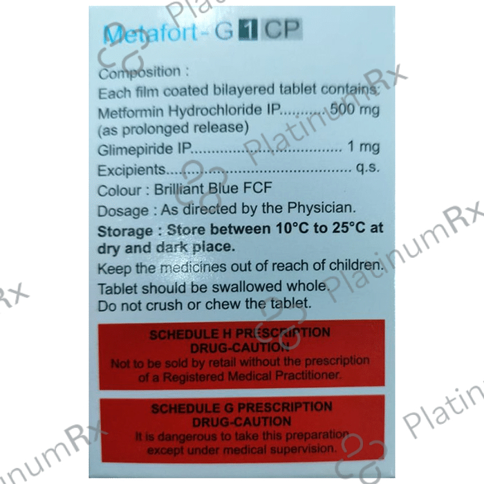 Metafort-G1 CP Tablet PR