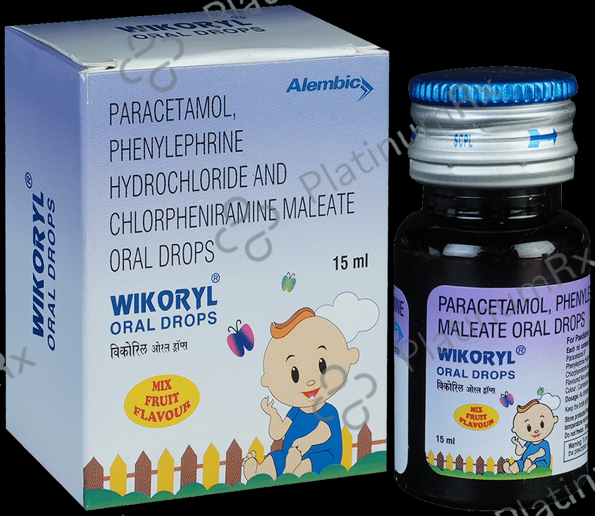 Wikoryl Mix Fruit Oral Drops 15ml