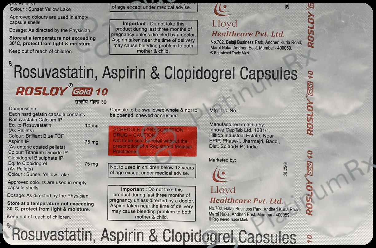 Rosloy Gold 10 Capsule 10 Capsule