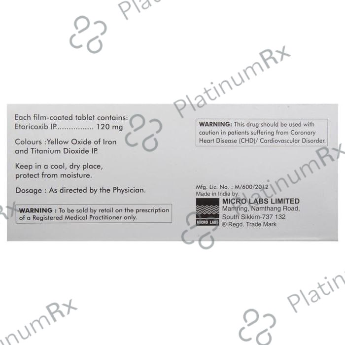 Etorica 120mg Tablet 10s