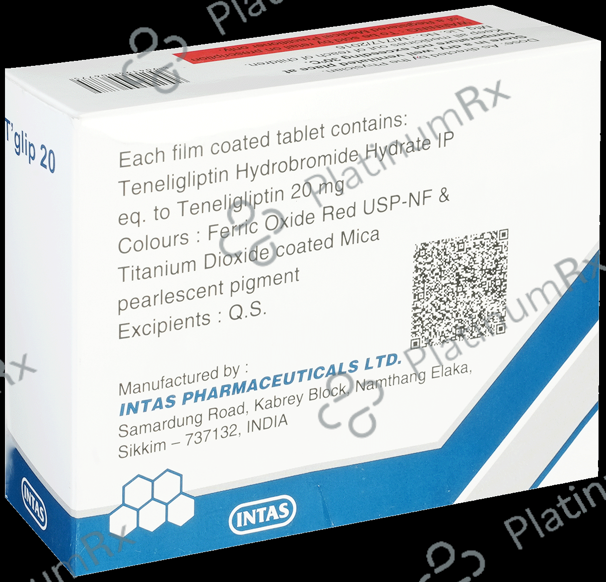T Glip 20mg Tablet 20s