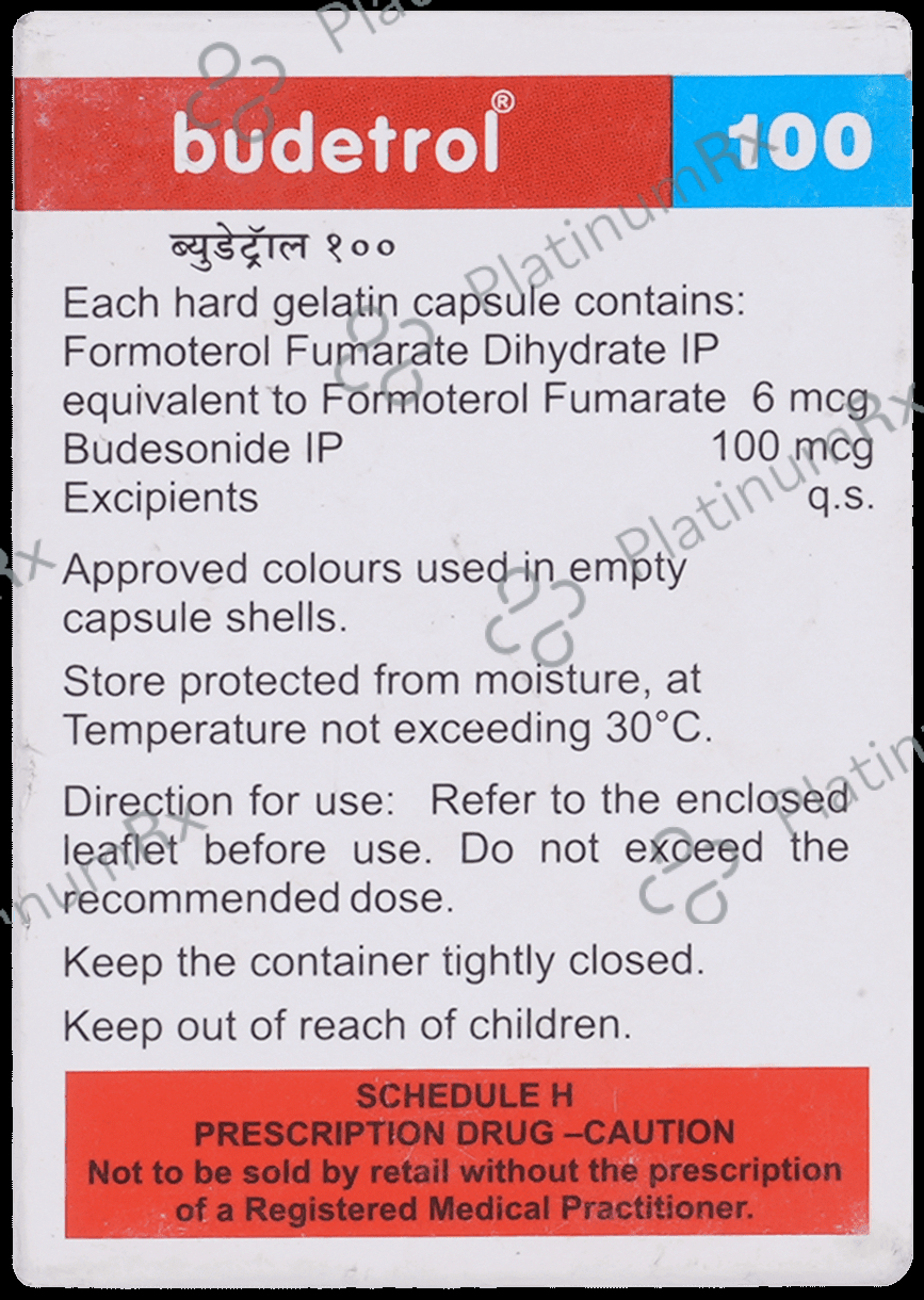 Budetrol 6mcg/100mcg Rotacap