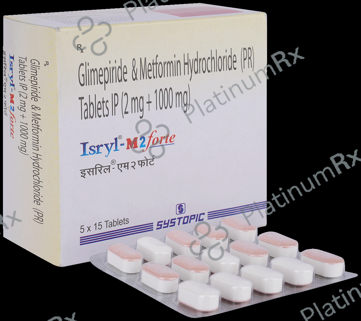 Isryl M2 Forte 2/1000mg Tablet PR 15s