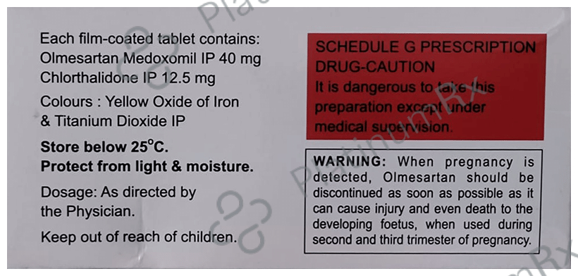 Olmat 40 CT 12.5/40mg Tablet 15s