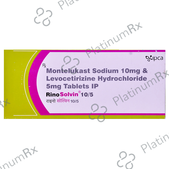 Rinosolvin 10/5mg Tablet 10s