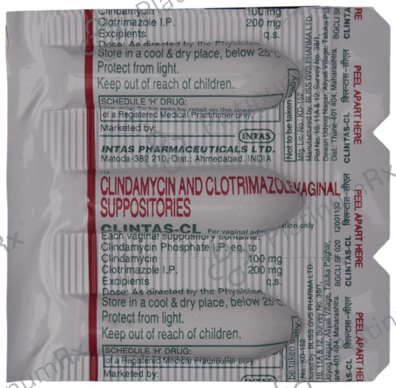 Clintas-CL Vaginal Suppository