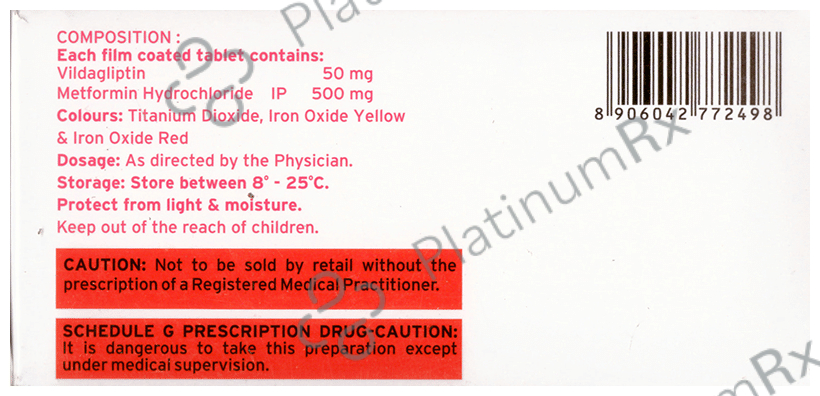 Ozovil M 50/500mg Tablet 15s