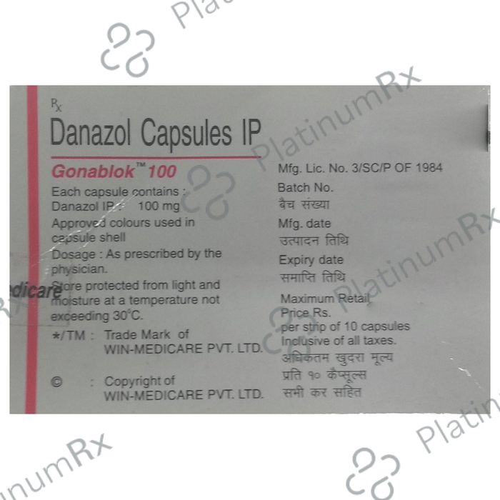 Gonablok 100 Capsule 10 Capsule
