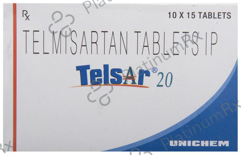 Telsar 20mg Tablet 15s