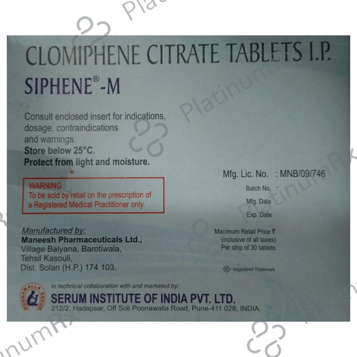 Siphene M 25mg Tablet 30s