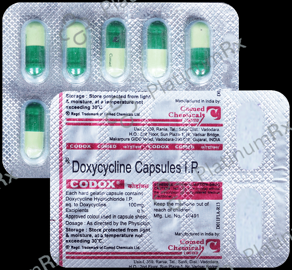 Codox 100mg Capsule 10s