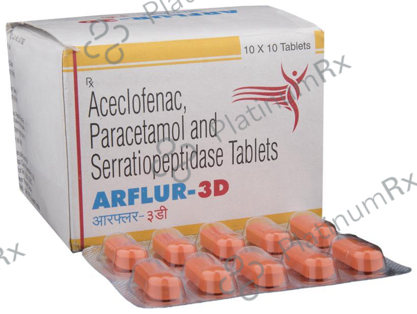 Arflur 3D 100/500/15mg Tablet 10s