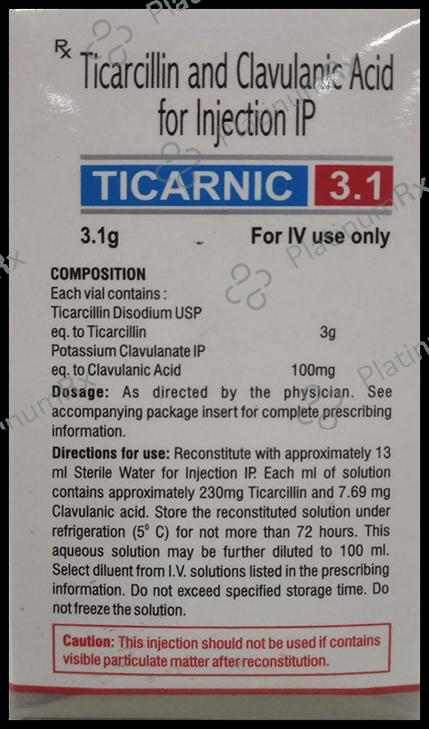 Ticarnic 3.1 Injection