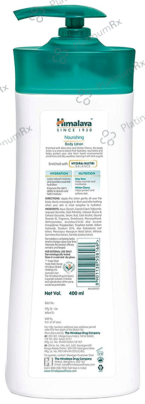 Himalaya Nourishing Body Lotion Hydra-Nutri