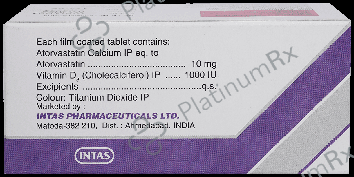 Lipicure D 10/1000IU Tablet 10s