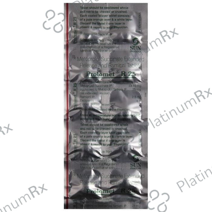 Prolomet R 25/2.5mg Tablet ER 10s