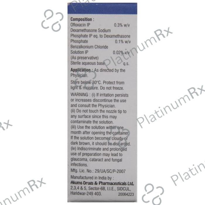 Zynoff-DX Eye/Ear Drops